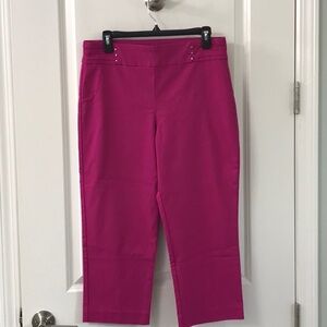 JM Collection Pink Capri Pants